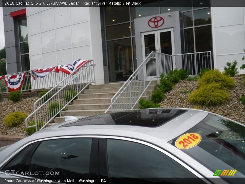 Radiant Silver Metallic / Jet Black 2018 Cadillac CT6 3.6 Luxury AWD Sedan