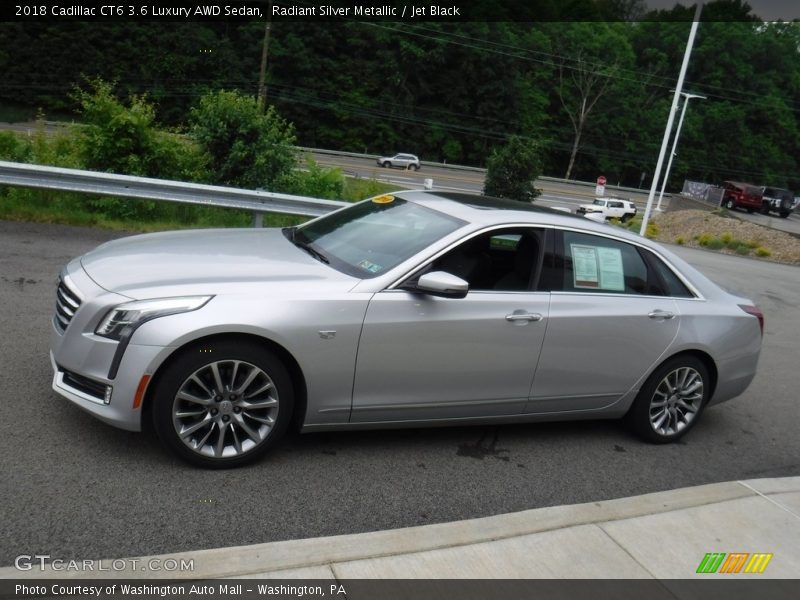 Radiant Silver Metallic / Jet Black 2018 Cadillac CT6 3.6 Luxury AWD Sedan