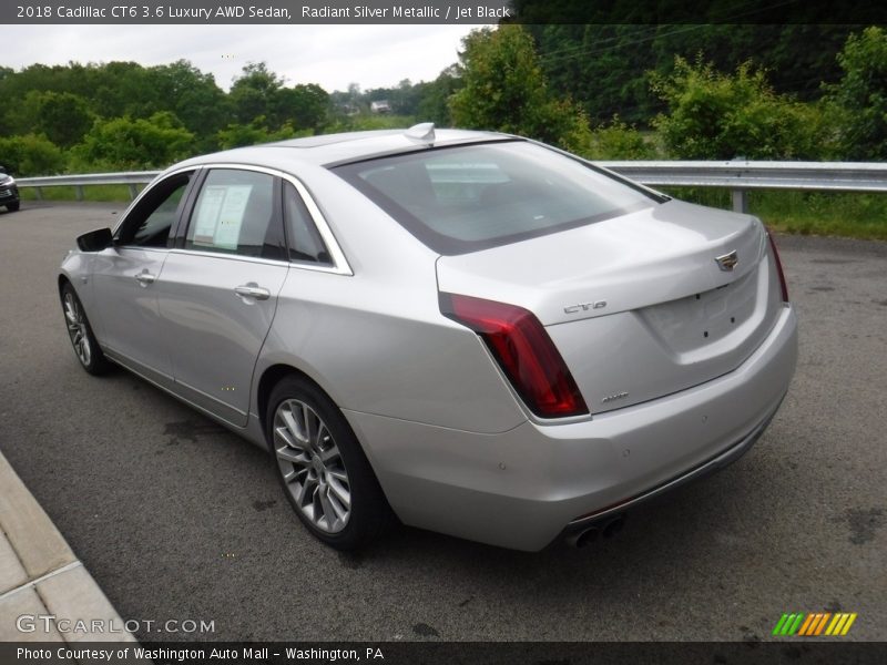 Radiant Silver Metallic / Jet Black 2018 Cadillac CT6 3.6 Luxury AWD Sedan