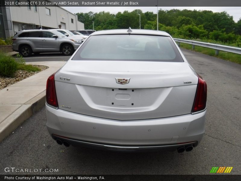 Radiant Silver Metallic / Jet Black 2018 Cadillac CT6 3.6 Luxury AWD Sedan