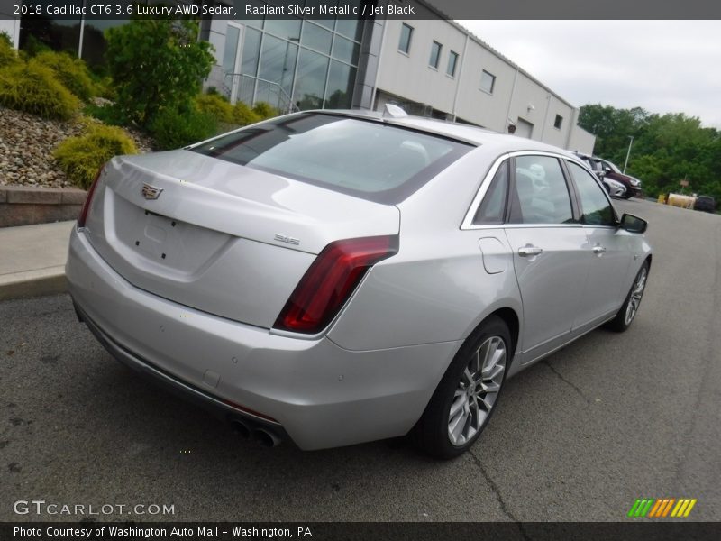 Radiant Silver Metallic / Jet Black 2018 Cadillac CT6 3.6 Luxury AWD Sedan