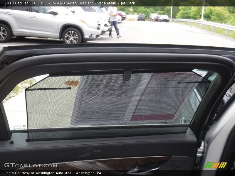 Radiant Silver Metallic / Jet Black 2018 Cadillac CT6 3.6 Luxury AWD Sedan