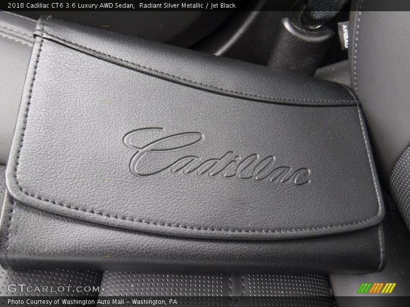 Radiant Silver Metallic / Jet Black 2018 Cadillac CT6 3.6 Luxury AWD Sedan