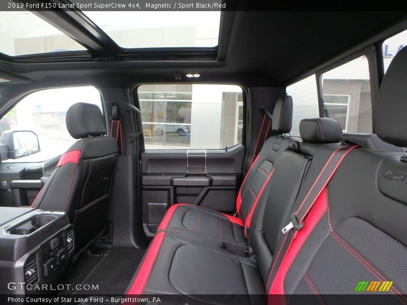 Rear Seat of 2019 F150 Lariat Sport SuperCrew 4x4