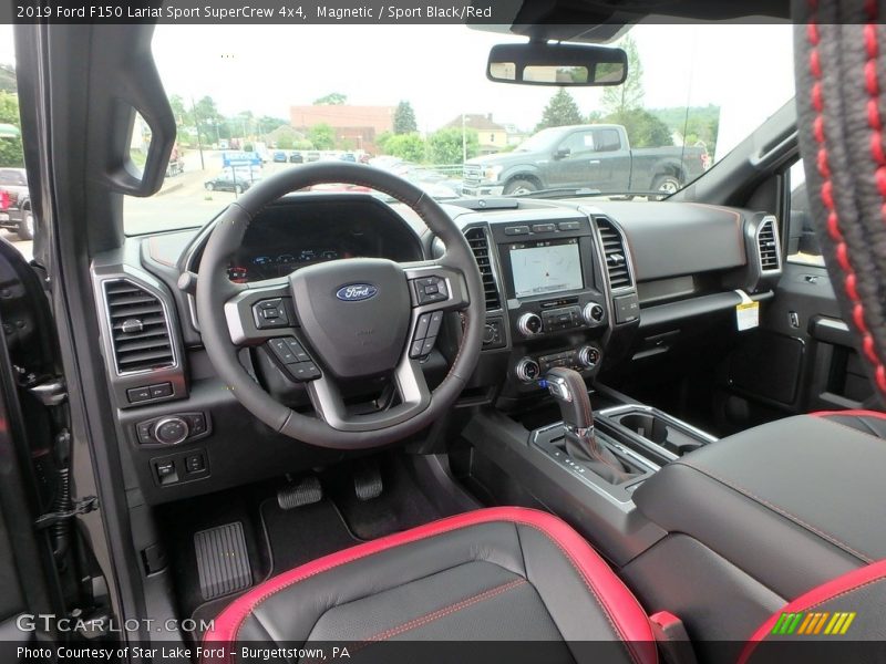 Front Seat of 2019 F150 Lariat Sport SuperCrew 4x4