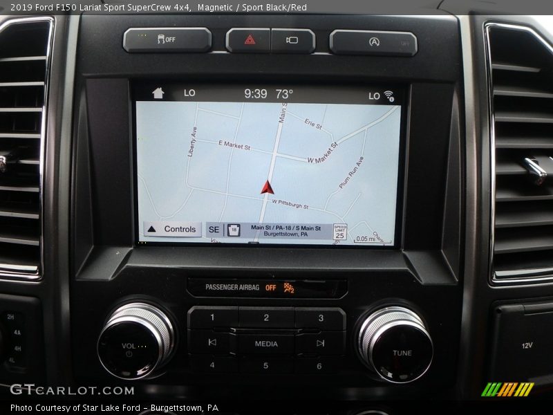 Navigation of 2019 F150 Lariat Sport SuperCrew 4x4