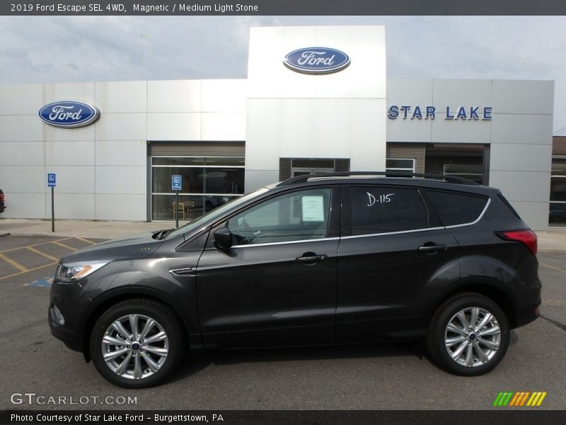 Magnetic / Medium Light Stone 2019 Ford Escape SEL 4WD