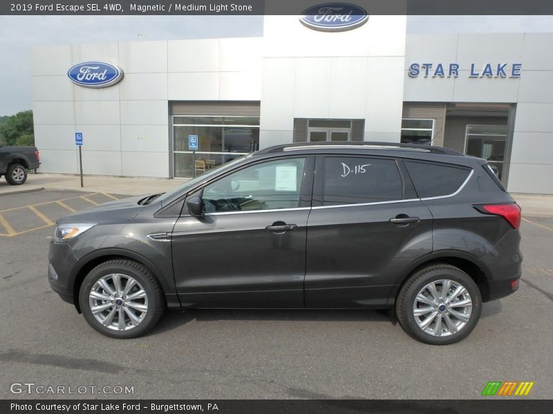 Magnetic / Medium Light Stone 2019 Ford Escape SEL 4WD