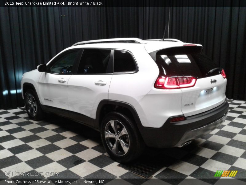Bright White / Black 2019 Jeep Cherokee Limited 4x4