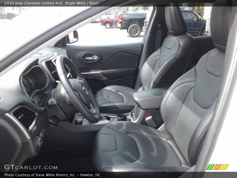 Bright White / Black 2019 Jeep Cherokee Limited 4x4