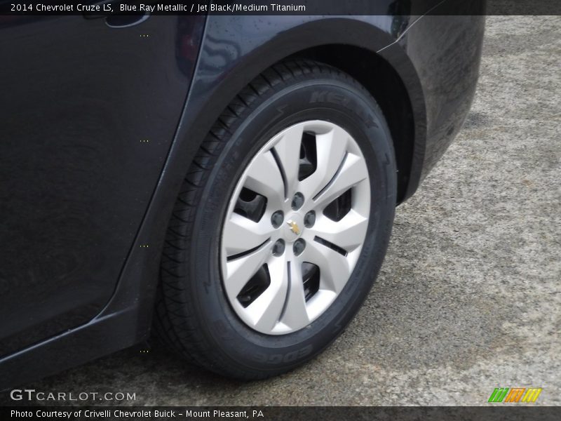 Blue Ray Metallic / Jet Black/Medium Titanium 2014 Chevrolet Cruze LS