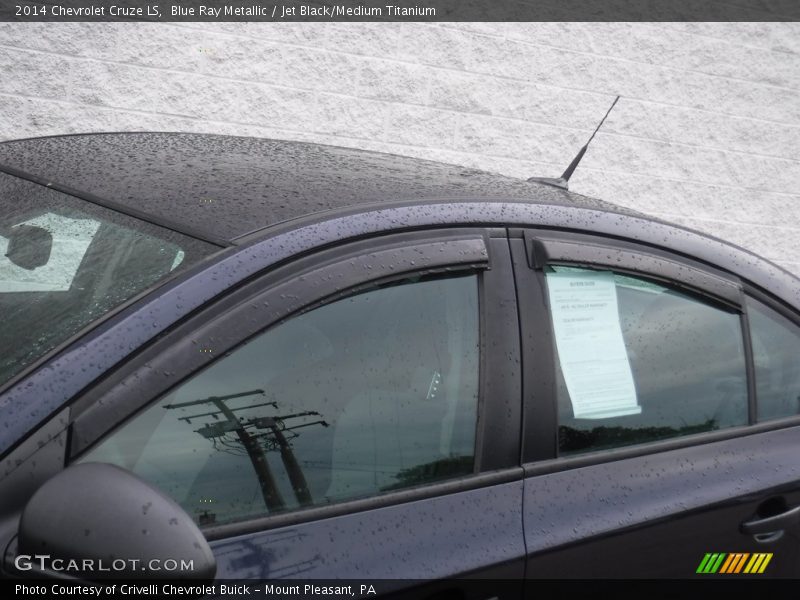 Blue Ray Metallic / Jet Black/Medium Titanium 2014 Chevrolet Cruze LS