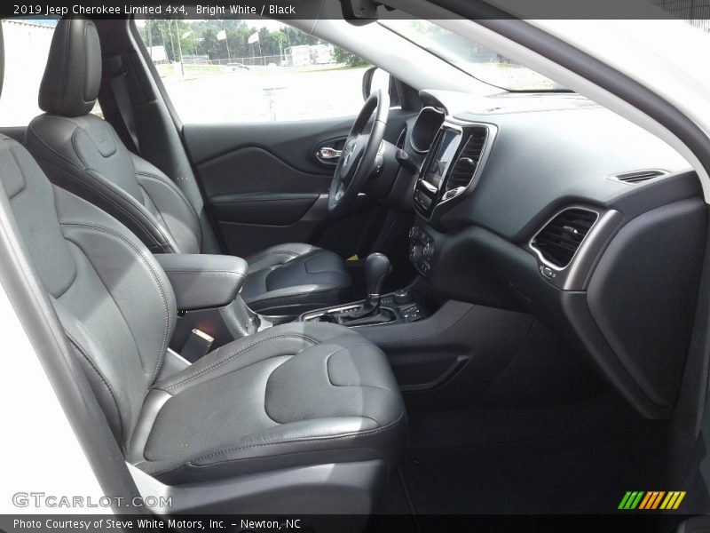 Bright White / Black 2019 Jeep Cherokee Limited 4x4