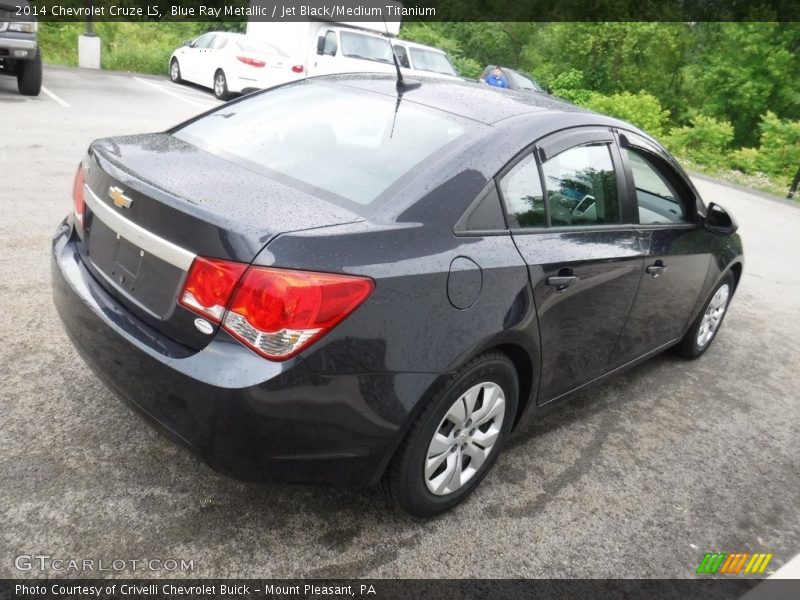 Blue Ray Metallic / Jet Black/Medium Titanium 2014 Chevrolet Cruze LS
