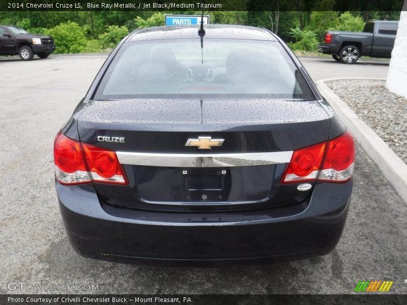 Blue Ray Metallic / Jet Black/Medium Titanium 2014 Chevrolet Cruze LS
