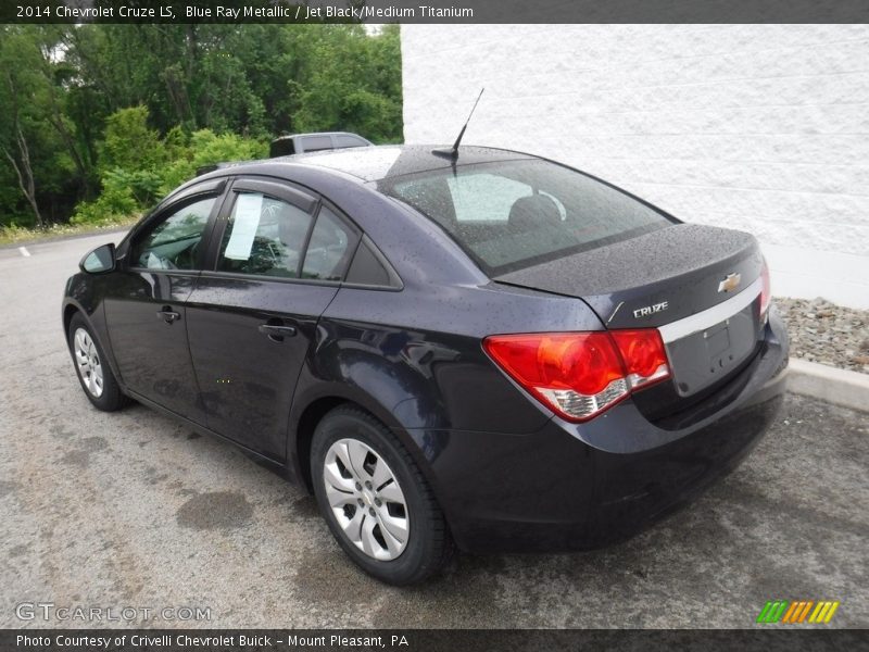 Blue Ray Metallic / Jet Black/Medium Titanium 2014 Chevrolet Cruze LS