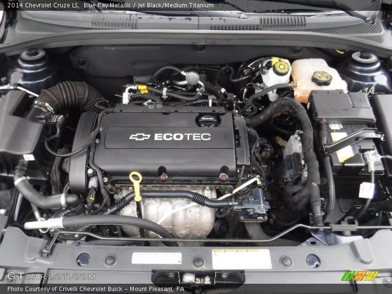 Blue Ray Metallic / Jet Black/Medium Titanium 2014 Chevrolet Cruze LS