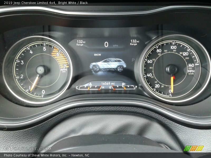 Bright White / Black 2019 Jeep Cherokee Limited 4x4