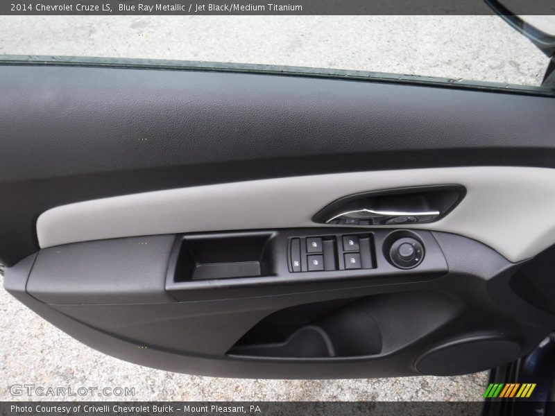 Blue Ray Metallic / Jet Black/Medium Titanium 2014 Chevrolet Cruze LS