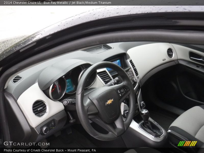 Blue Ray Metallic / Jet Black/Medium Titanium 2014 Chevrolet Cruze LS