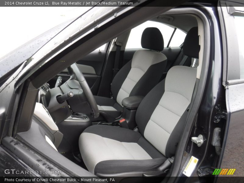 Blue Ray Metallic / Jet Black/Medium Titanium 2014 Chevrolet Cruze LS