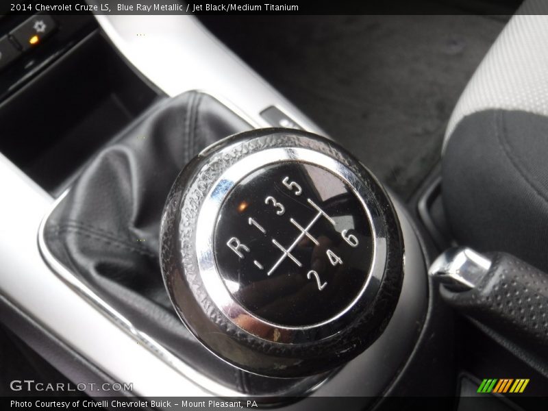 Blue Ray Metallic / Jet Black/Medium Titanium 2014 Chevrolet Cruze LS