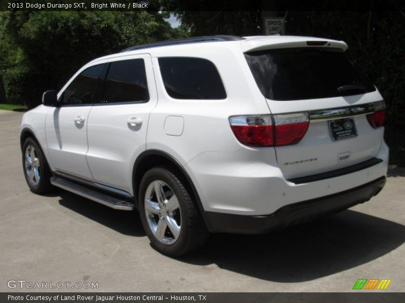 Bright White / Black 2013 Dodge Durango SXT