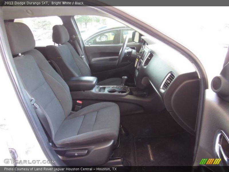 Bright White / Black 2013 Dodge Durango SXT