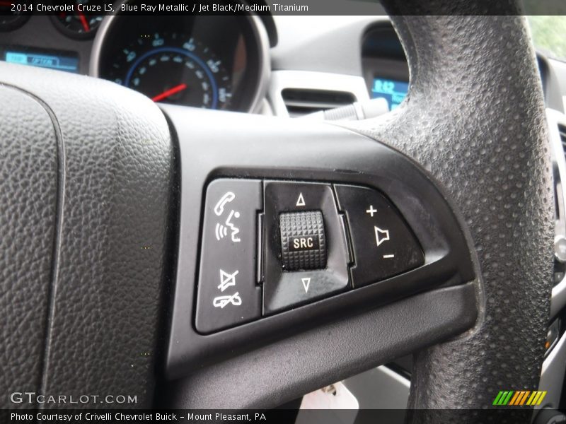 Blue Ray Metallic / Jet Black/Medium Titanium 2014 Chevrolet Cruze LS