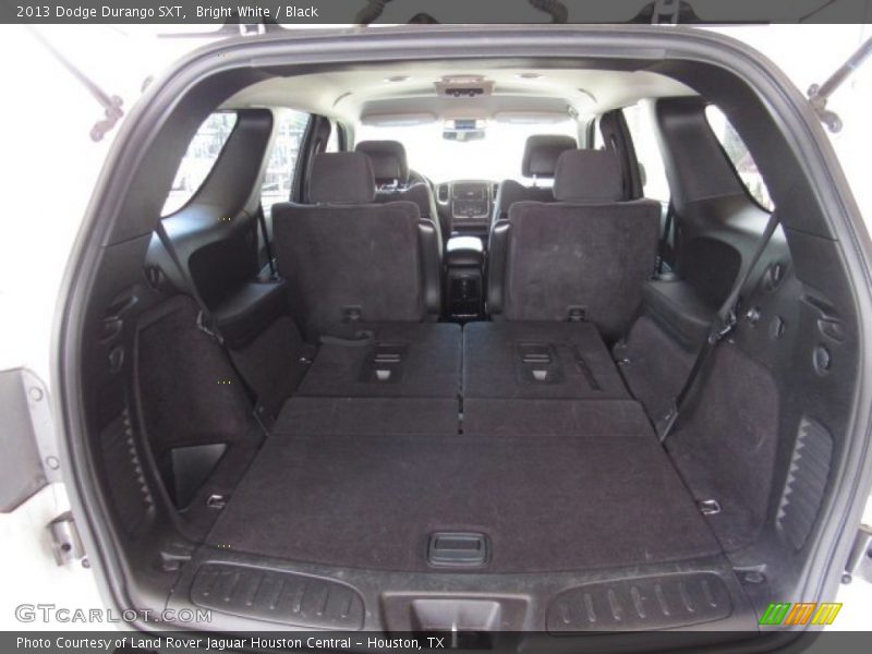 Bright White / Black 2013 Dodge Durango SXT