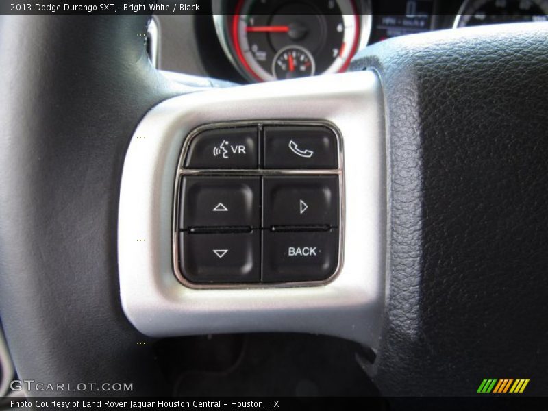 Bright White / Black 2013 Dodge Durango SXT