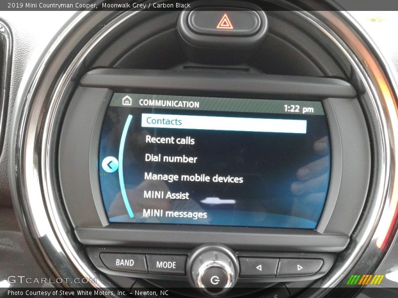 Controls of 2019 Countryman Cooper