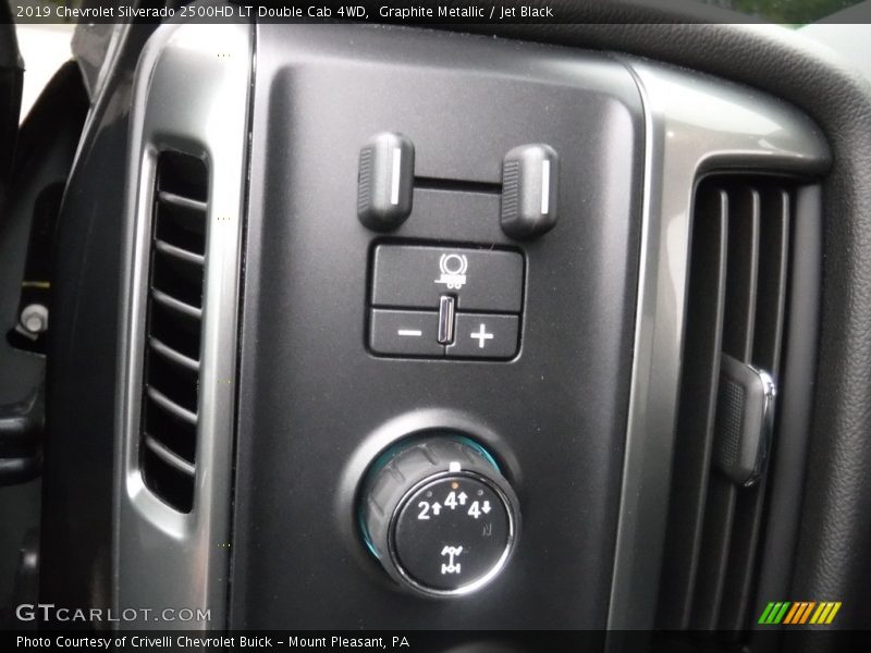 Graphite Metallic / Jet Black 2019 Chevrolet Silverado 2500HD LT Double Cab 4WD