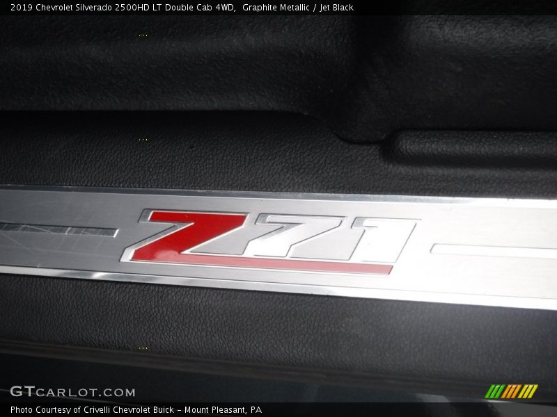 Graphite Metallic / Jet Black 2019 Chevrolet Silverado 2500HD LT Double Cab 4WD
