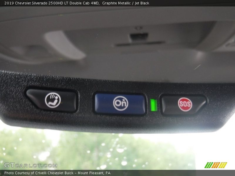 Graphite Metallic / Jet Black 2019 Chevrolet Silverado 2500HD LT Double Cab 4WD
