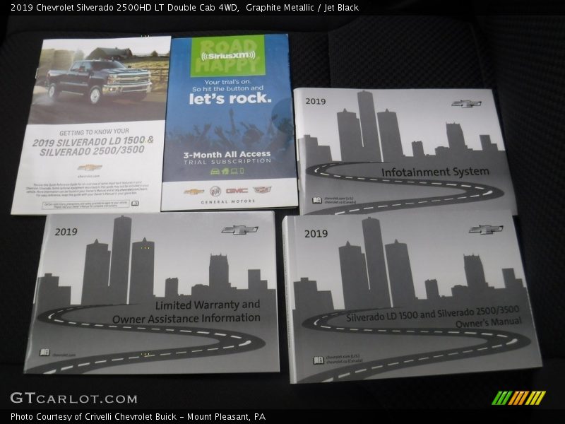 Graphite Metallic / Jet Black 2019 Chevrolet Silverado 2500HD LT Double Cab 4WD