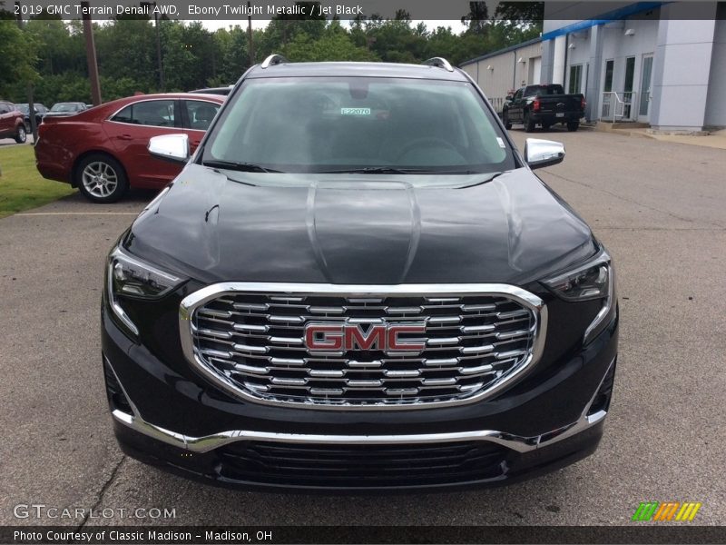 Ebony Twilight Metallic / Jet Black 2019 GMC Terrain Denali AWD