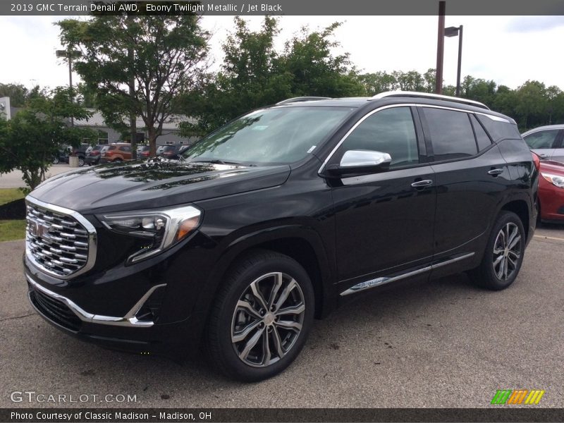 Ebony Twilight Metallic / Jet Black 2019 GMC Terrain Denali AWD