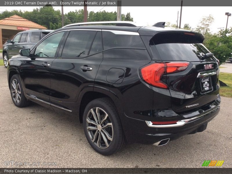 Ebony Twilight Metallic / Jet Black 2019 GMC Terrain Denali AWD
