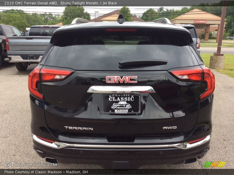 Ebony Twilight Metallic / Jet Black 2019 GMC Terrain Denali AWD