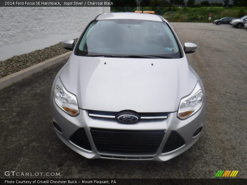Ingot Silver / Charcoal Black 2014 Ford Focus SE Hatchback