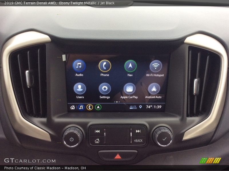 Ebony Twilight Metallic / Jet Black 2019 GMC Terrain Denali AWD