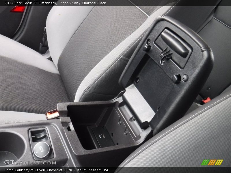 Ingot Silver / Charcoal Black 2014 Ford Focus SE Hatchback