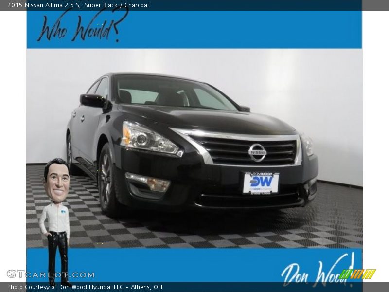 Super Black / Charcoal 2015 Nissan Altima 2.5 S