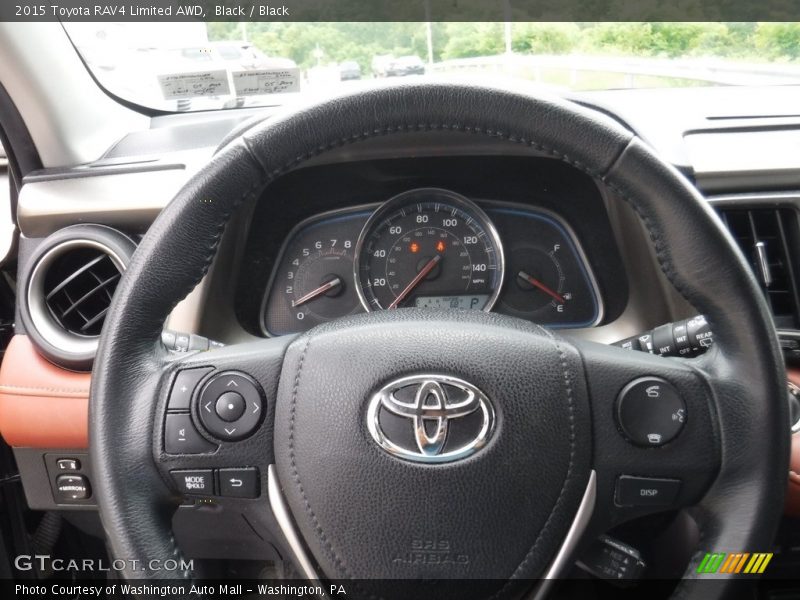 Black / Black 2015 Toyota RAV4 Limited AWD