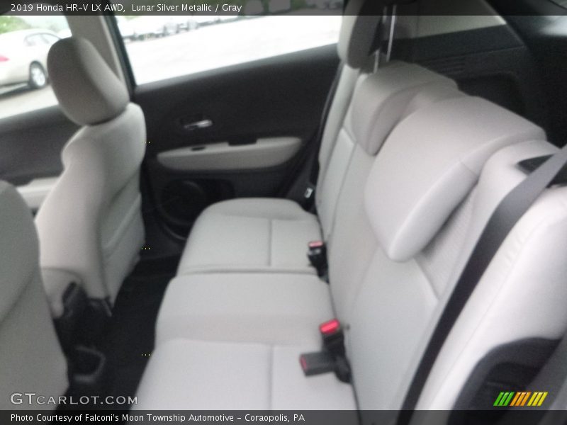 Lunar Silver Metallic / Gray 2019 Honda HR-V LX AWD