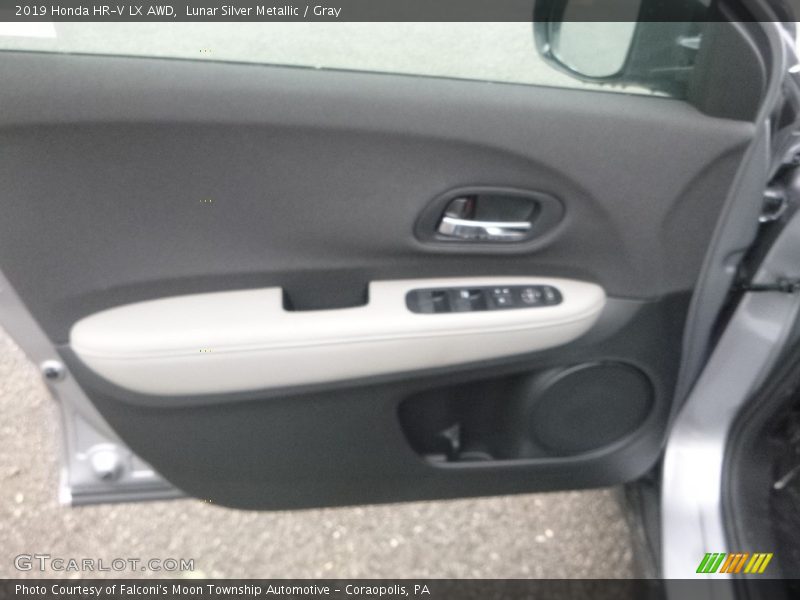 Lunar Silver Metallic / Gray 2019 Honda HR-V LX AWD
