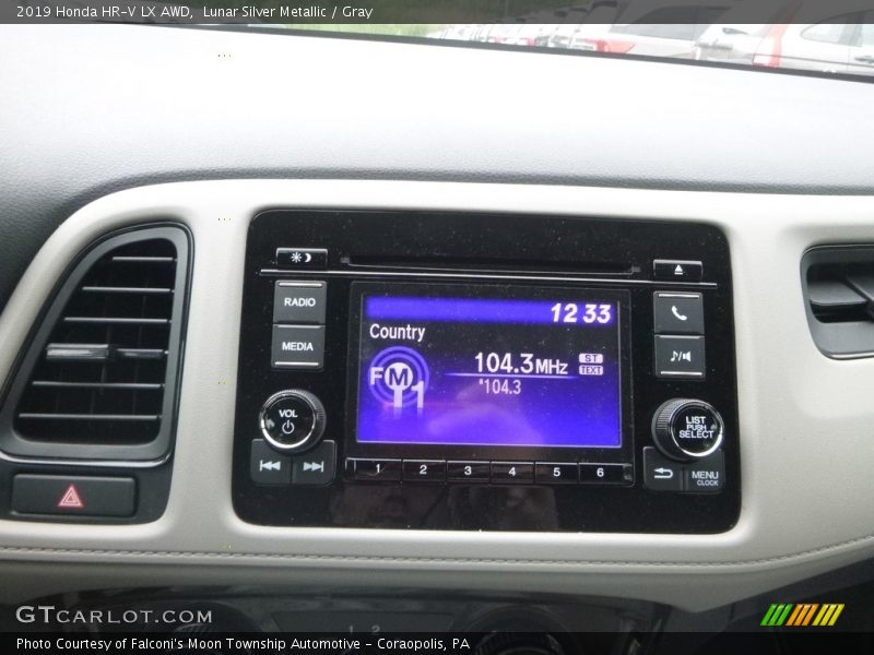 Lunar Silver Metallic / Gray 2019 Honda HR-V LX AWD
