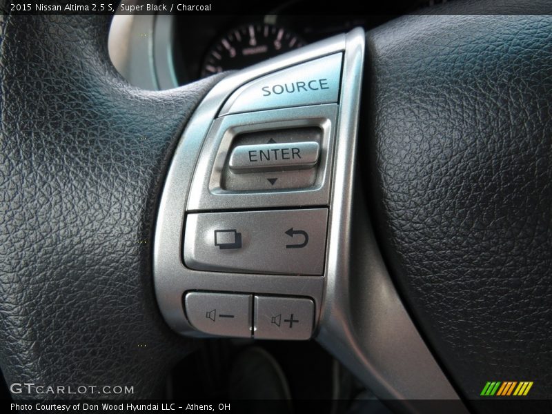 Super Black / Charcoal 2015 Nissan Altima 2.5 S
