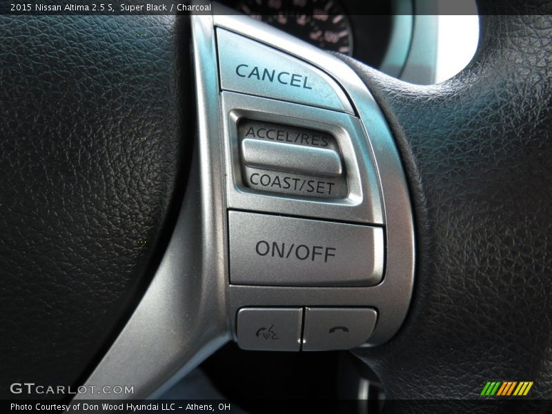 Super Black / Charcoal 2015 Nissan Altima 2.5 S